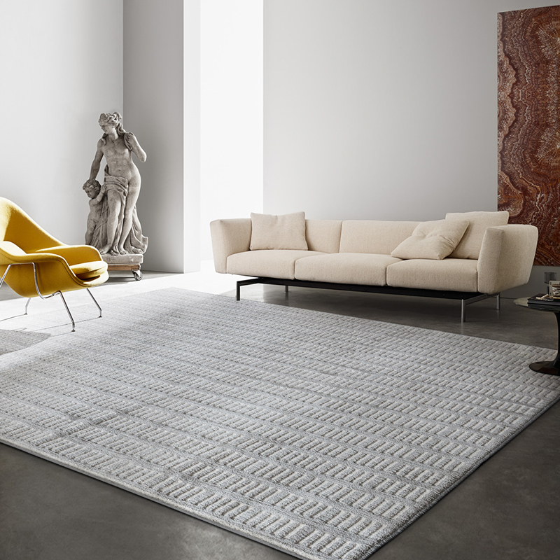 北欧风格现代简约客厅地毯纯色现代沙发茶几地垫地毯