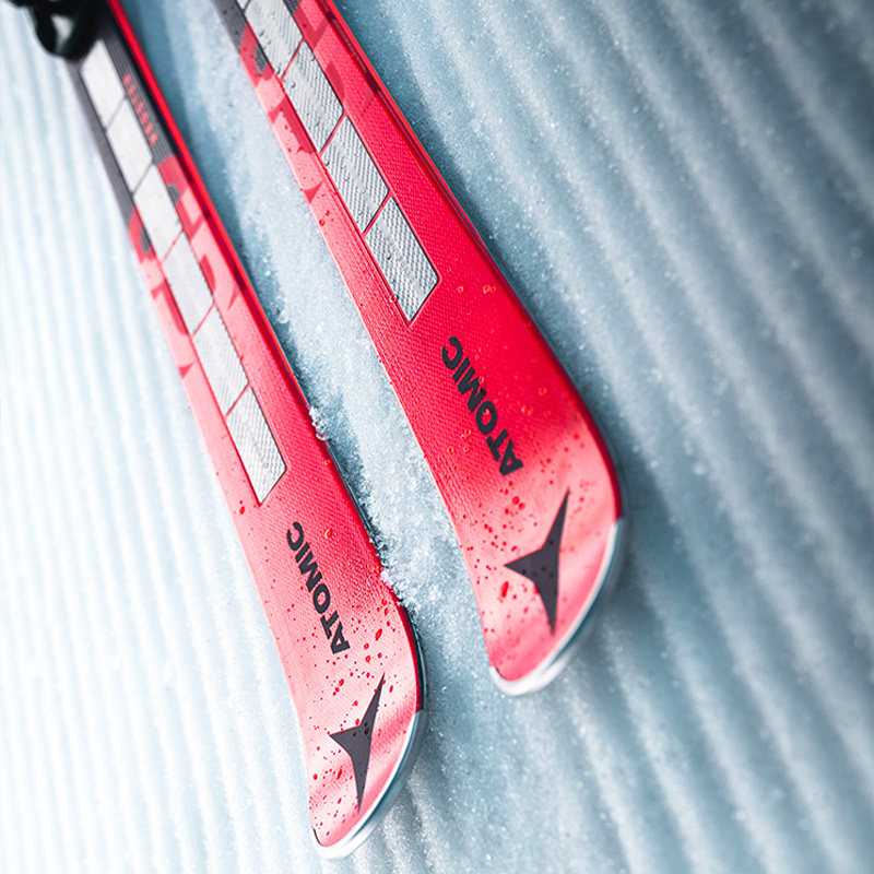 冷山atomic竞技高山滑雪双板redsters9s9i 12固定器滑雪板