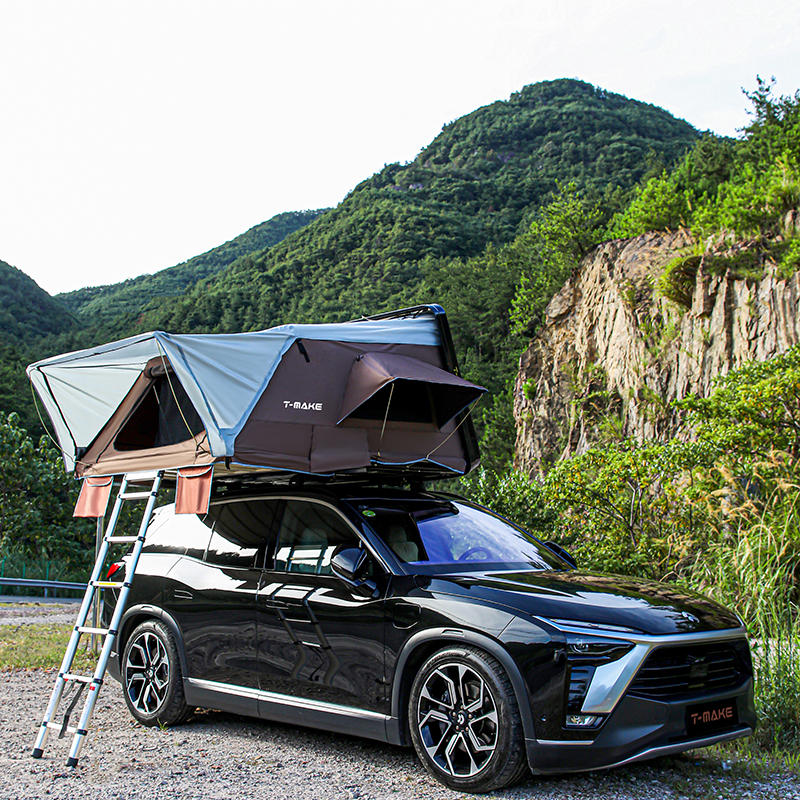 TMAKE车顶帐篷全自动户外自驾游野营硬壳汽车折叠速开车载帐篷房