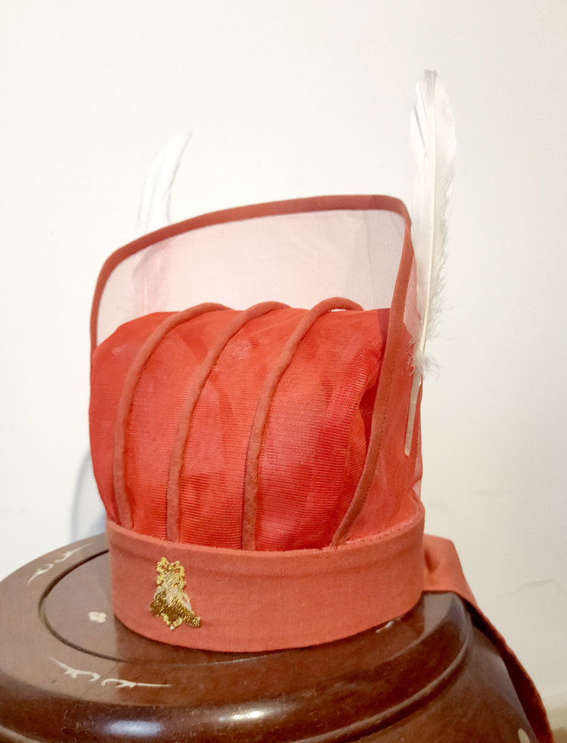 汉服古装高档男黑银条五梁进贤定制特价定做其它帽子定做