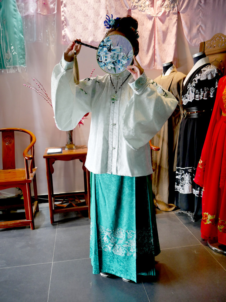 独家原创正品汉服女春秋明制立领绣花汉服定制