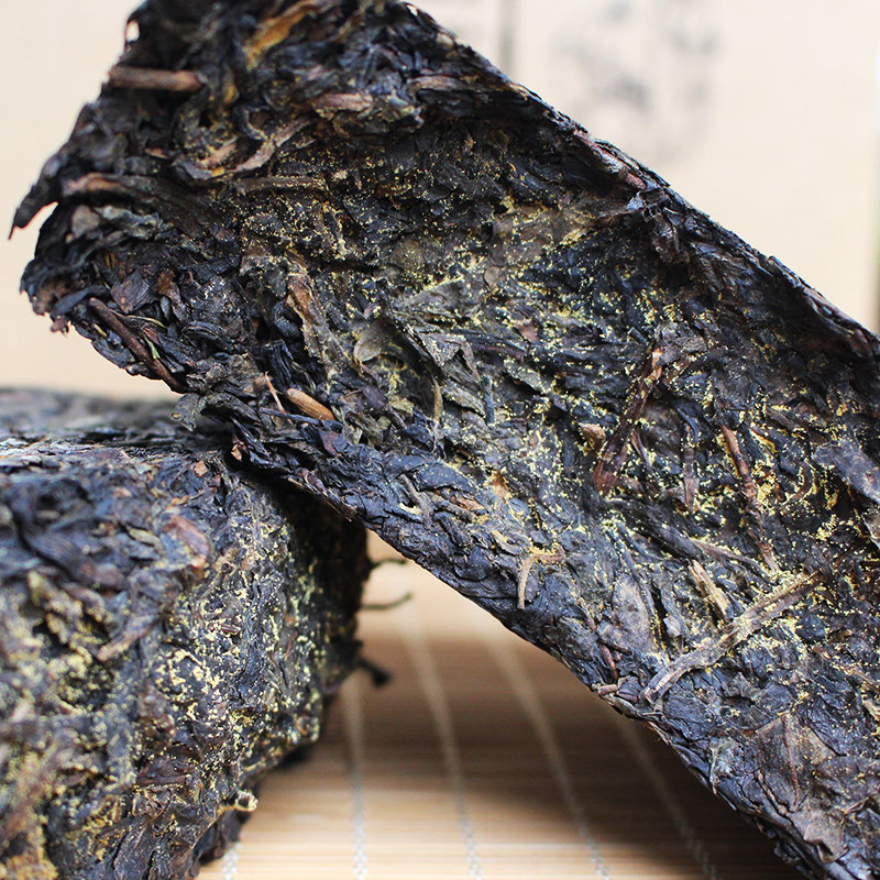 砖茶08-12年份湖南安化怡清源原叶正宗金华大叶安化黑茶