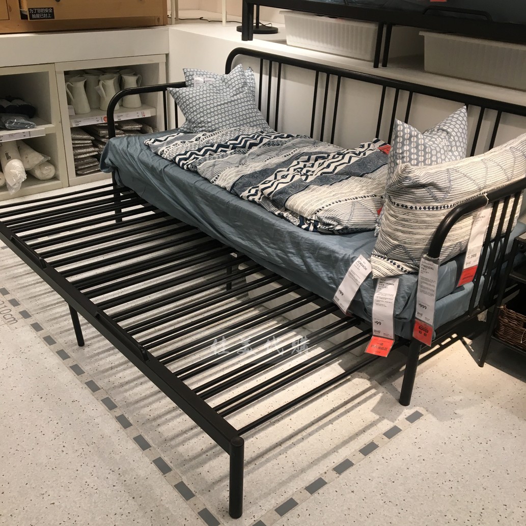 宜家费斯多北欧多坐卧两用床沙发床ikea伸缩床多功能沙发床折叠床