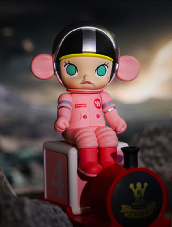 会员popmart泡泡玛特molly开心小火车系列盲盒手办动漫潮玩盲盒