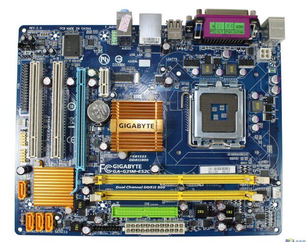 主板技嘉g31gag31mes2c775针全集集成主板