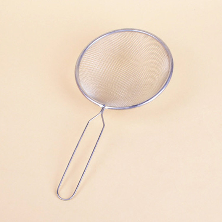 面粉家用手持不锈钢漏勺过滤勺子子网滤油网勺面粉筛