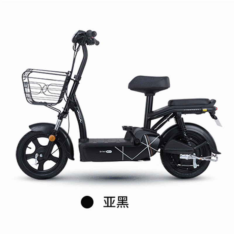 杭州爱玛电动车小蜜豆48v新国标电动电瓶自行车可上牌照 送货上门_双