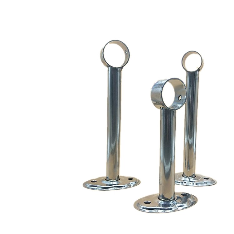 不锈钢吊杆悬挂衣杆顶座阳台吊座晾衣配件固定式晾衣杆底座