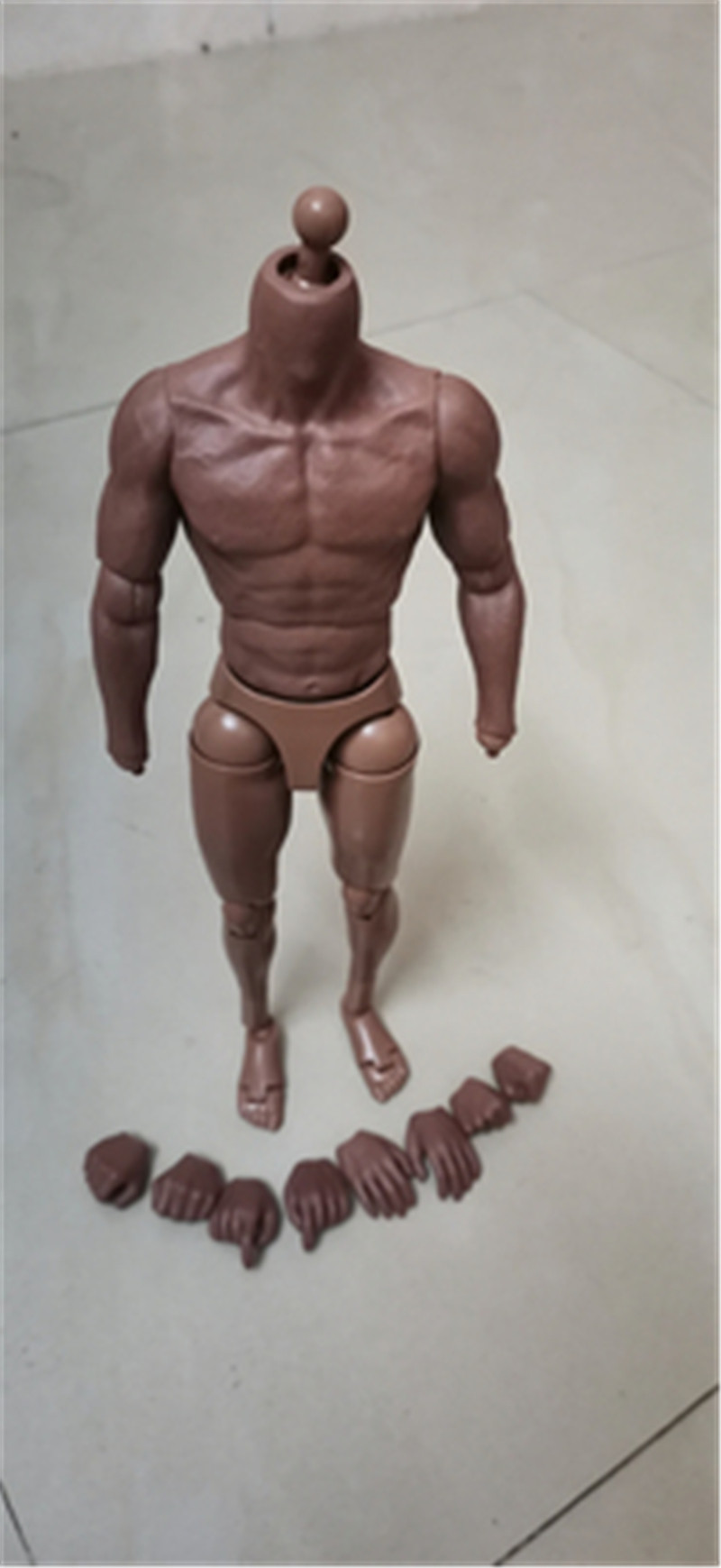 素体现货兵人内战猎鹰黑人肌肉适合黑人头兵人专区