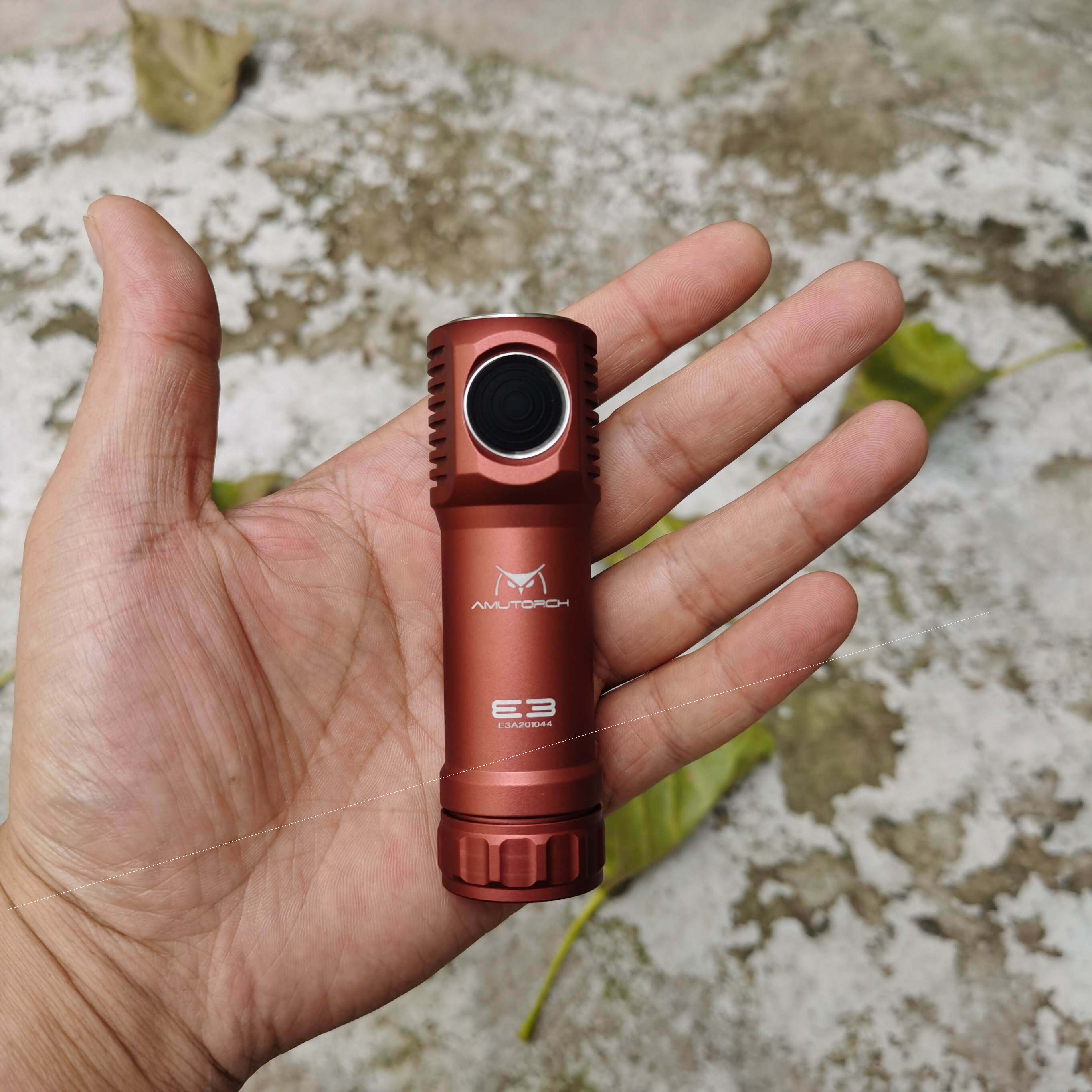 阿木手电筒e321700三灯钢炮家用生日手电筒