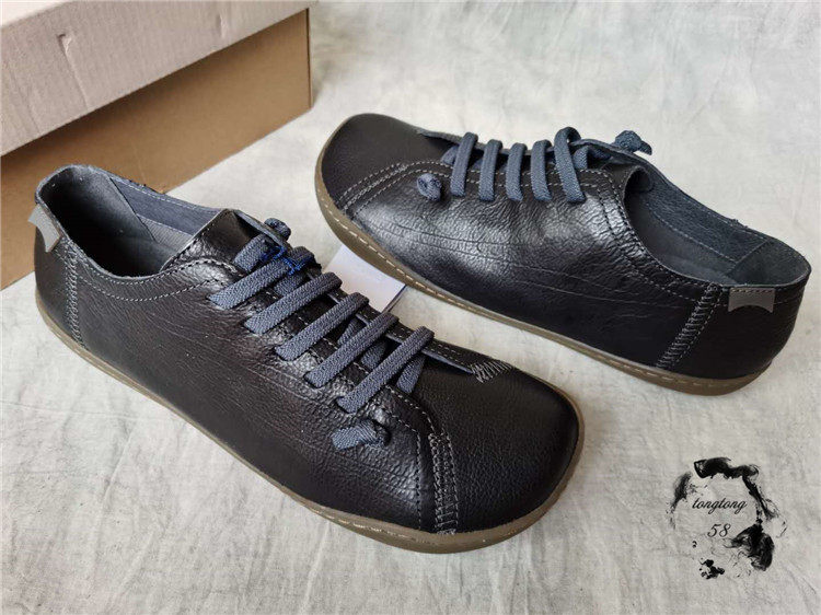 多色男女女款camper看步peucami牛皮农夫渔夫单鞋