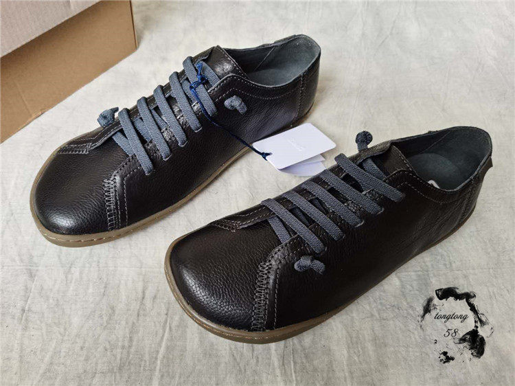 多色男女女款camper看步peucami牛皮农夫渔夫单鞋