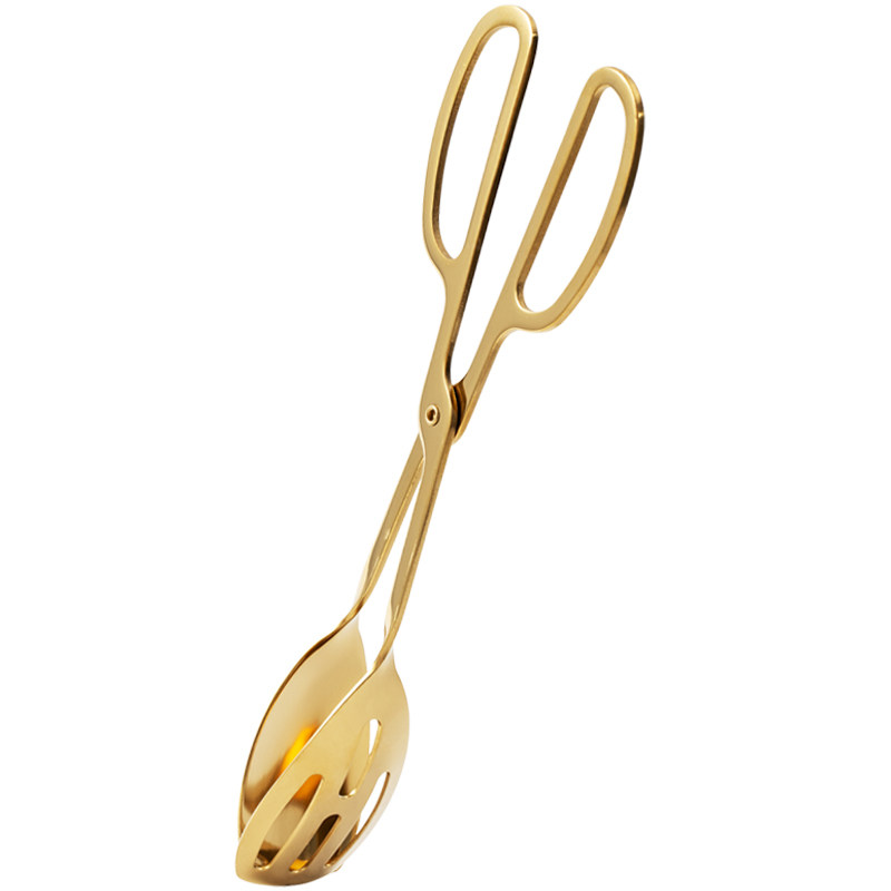 米立风物不锈钢牛排夹家用厨房面包夹食物夹子蛋糕夹耐高温烧烤夹