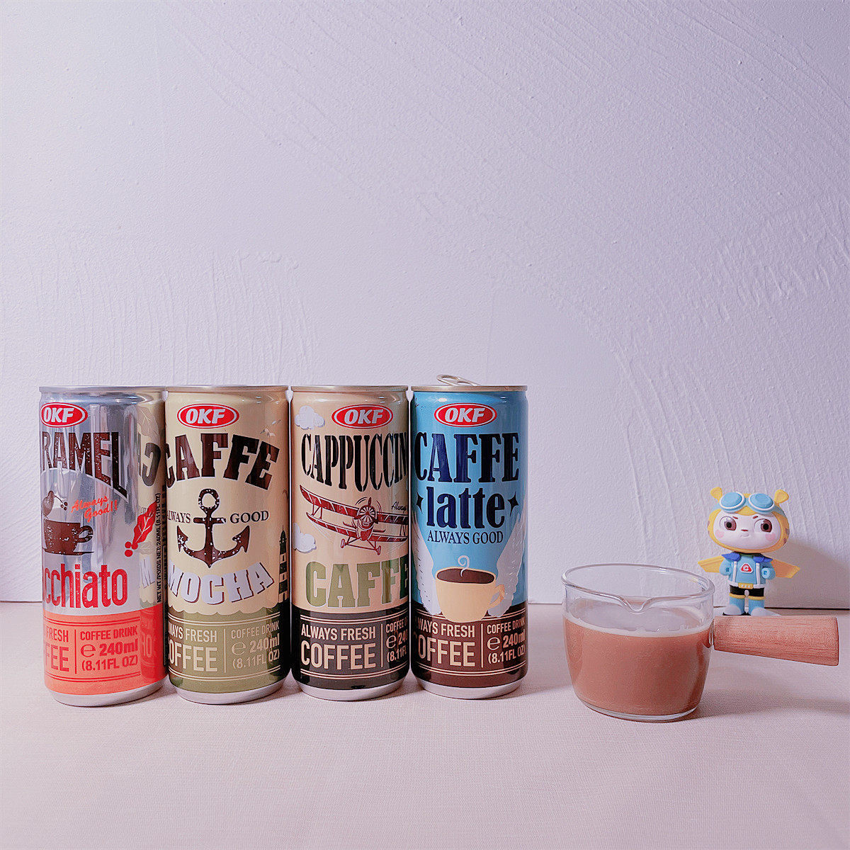 咖啡液体okf饮料铁罐拿铁焦糖玛奇朵卡布奇诺摩卡其它饮品