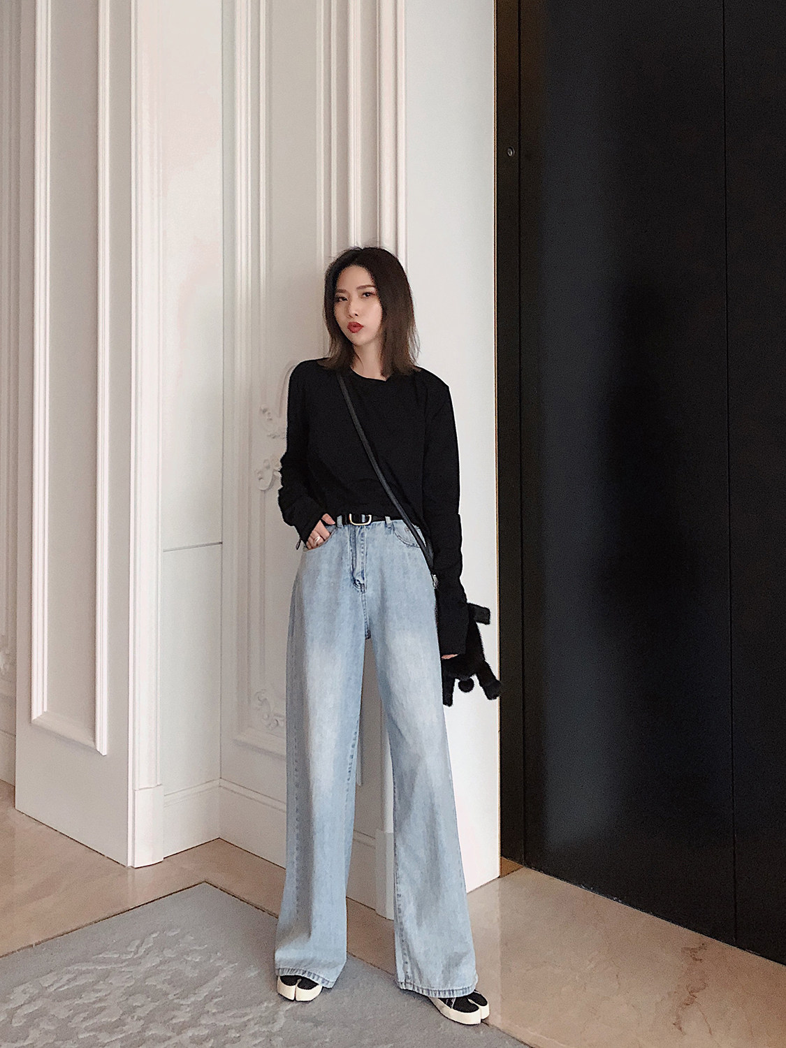 胖妹妹2020春装新款大码女装适合胯宽大腿粗的裤子宽松牛仔裤潮