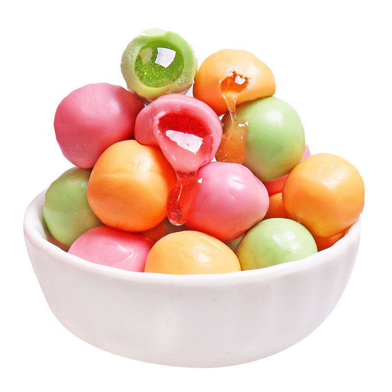 俄罗斯进口kdv糖果水果味夹心糖苹果橙子樱桃混合喜糖零食品包邮