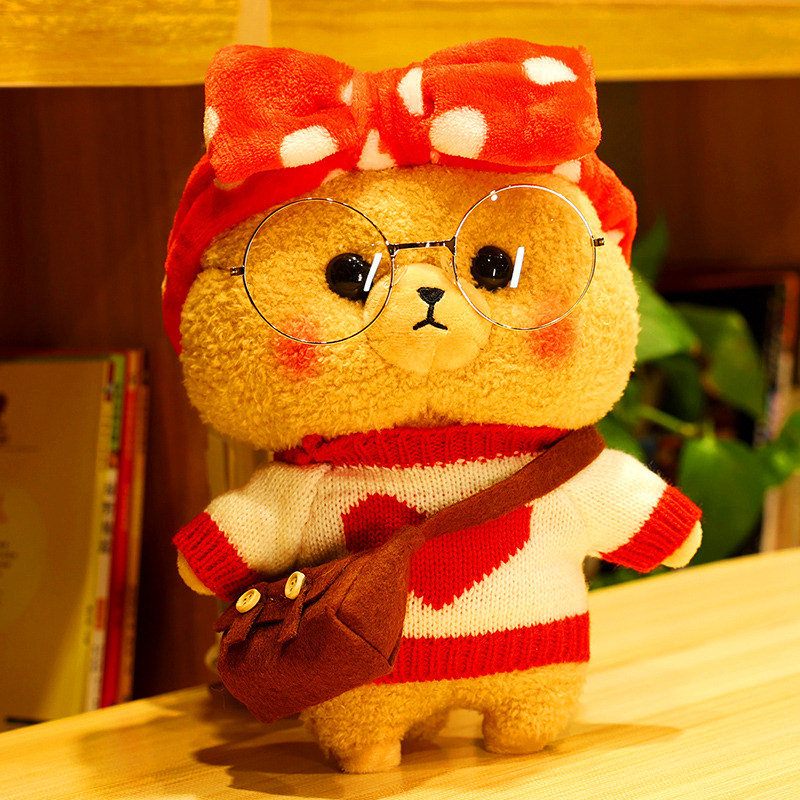 可爱超萌小熊玩偶礼物女生毛绒抱抱熊公仔床上睡觉毛绒布艺类玩具