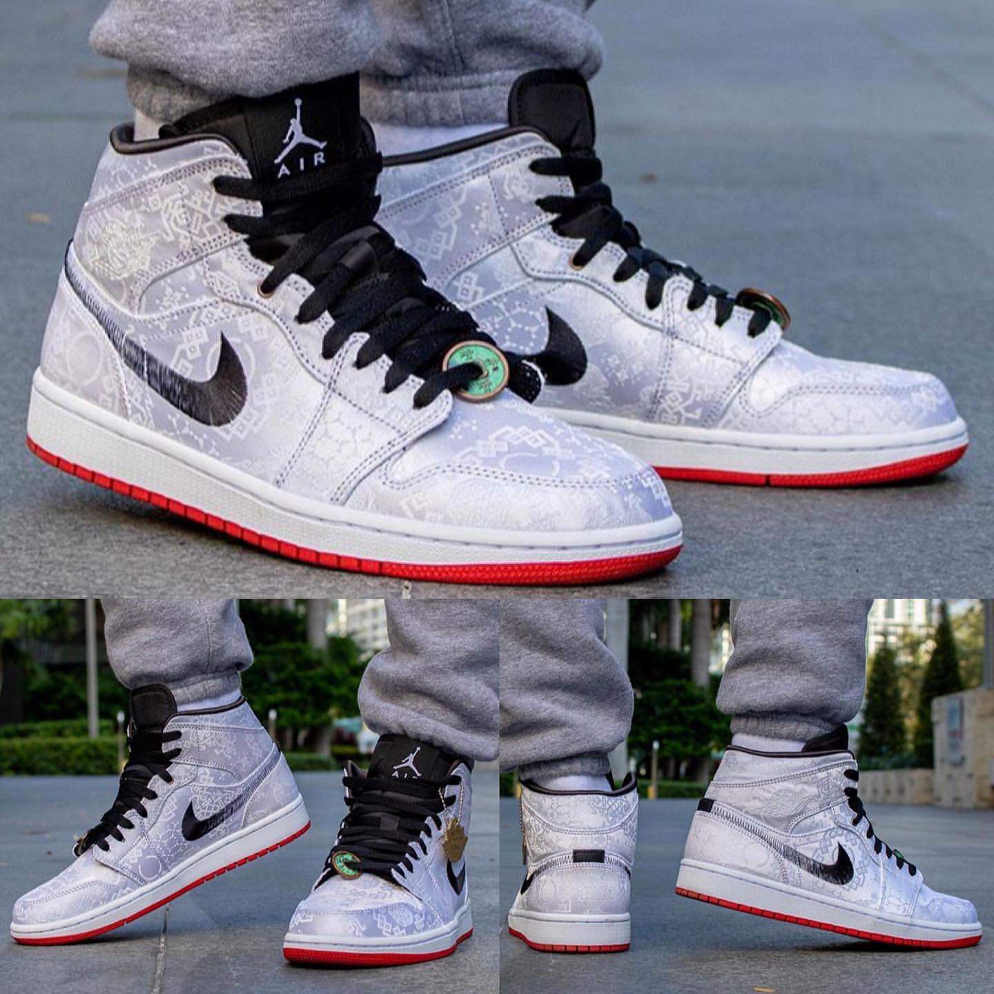 edisonchenairjordanmidaj1clot白丝绸丝绸cu2804100篮球鞋