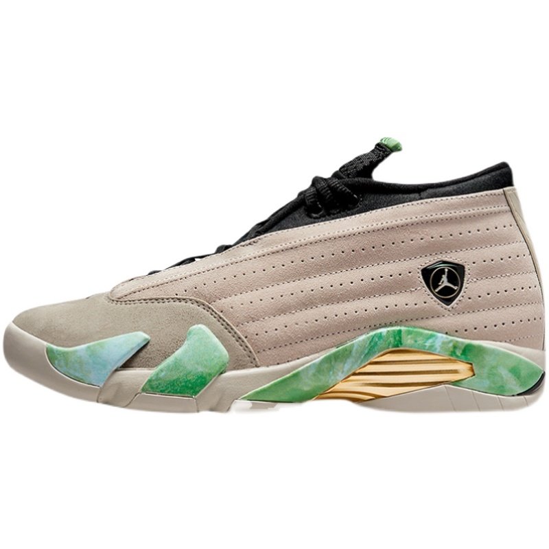 airjordanaj14alealimay联名翡翠灰绿篮球鞋dj1034200篮球鞋