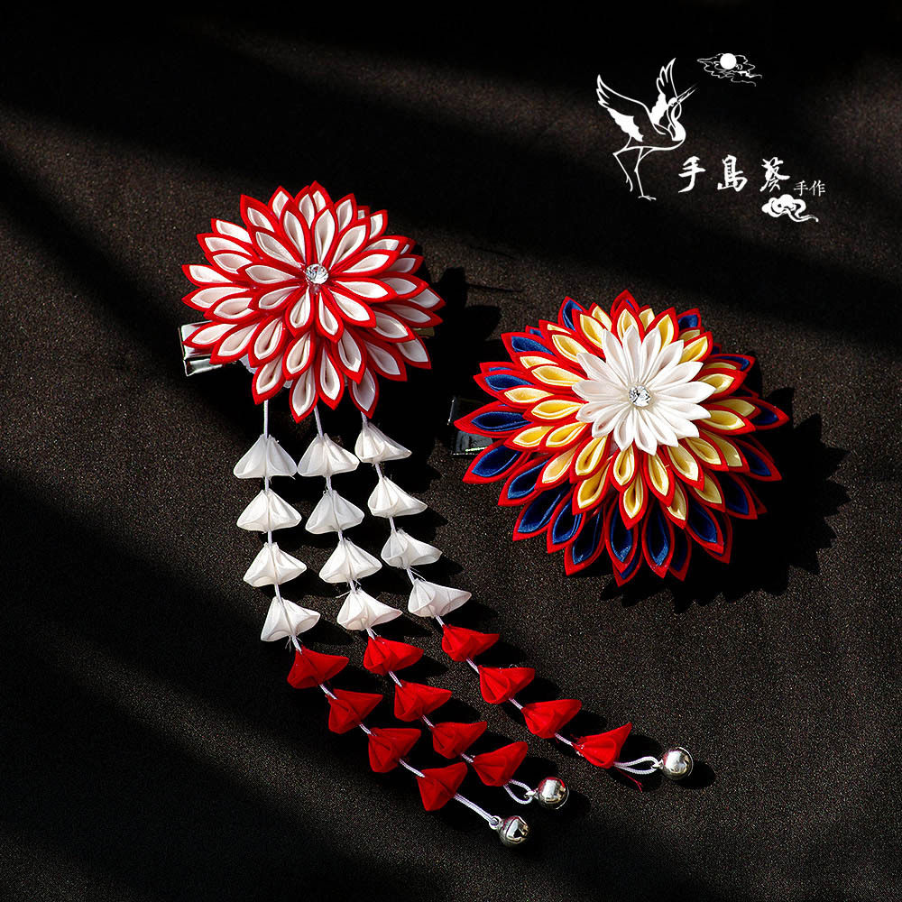 手工白昼日本和服和风发簪发饰配饰发饰