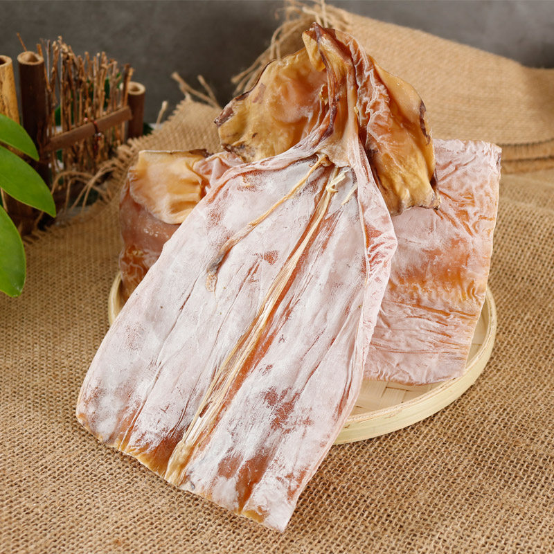 鱿鱼舟山特产无须无爪晒制海鲜干板鱼片500g即食鱿鱼零食