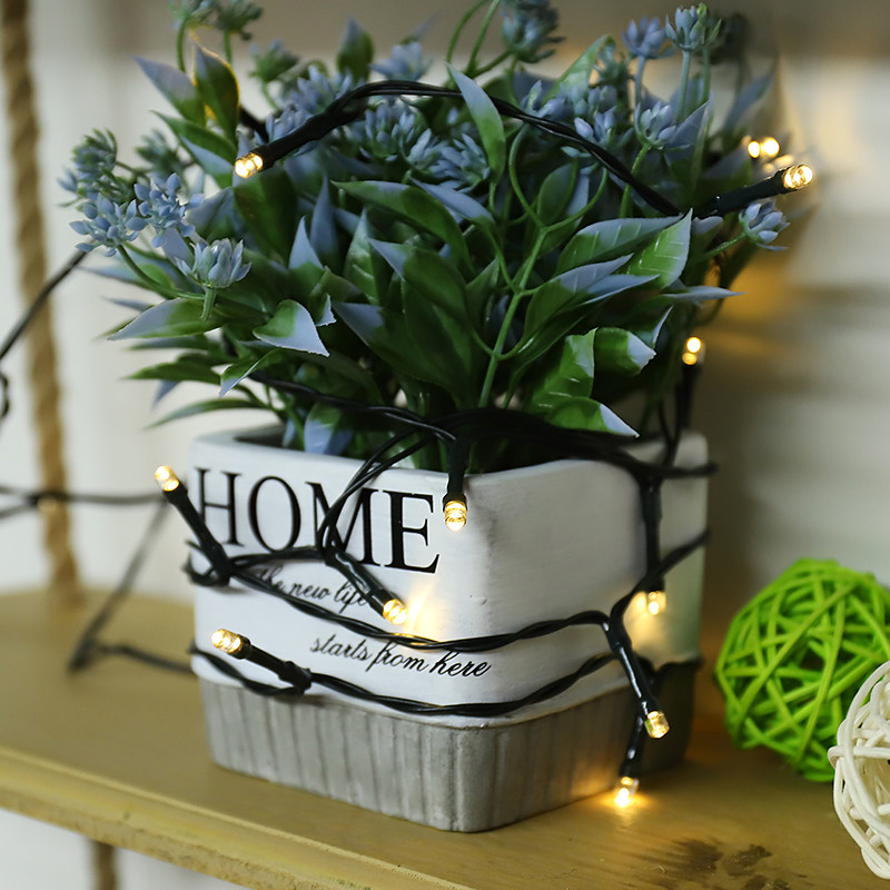 太阳能led灯串别墅花园露台阳台彩灯满天星装饰灯户外防水庭院灯