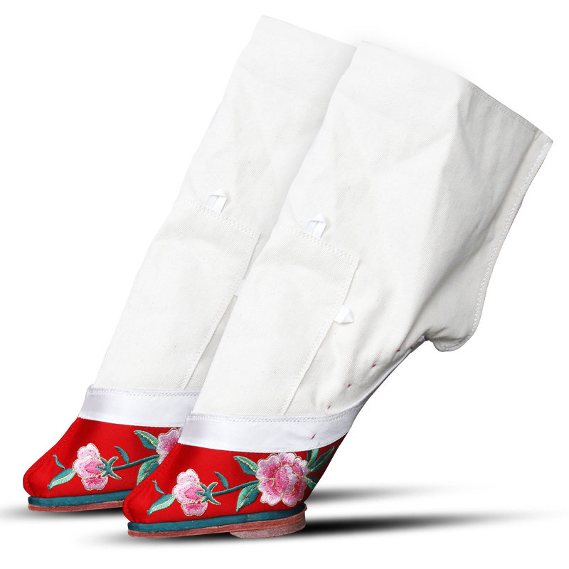 中原戏装戏曲软跷功鞋三寸金莲北京专业跷鞋京剧民族服装