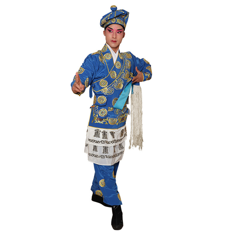 中原戏装戏曲服装男花抱衣武生京剧戏服男舞台演出民族服装