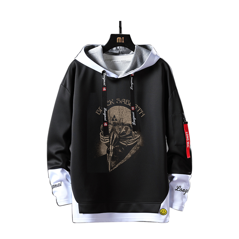 blacksabbathtee摇滚乐队黑色安息主题连帽两件卫衣休闲卫衣