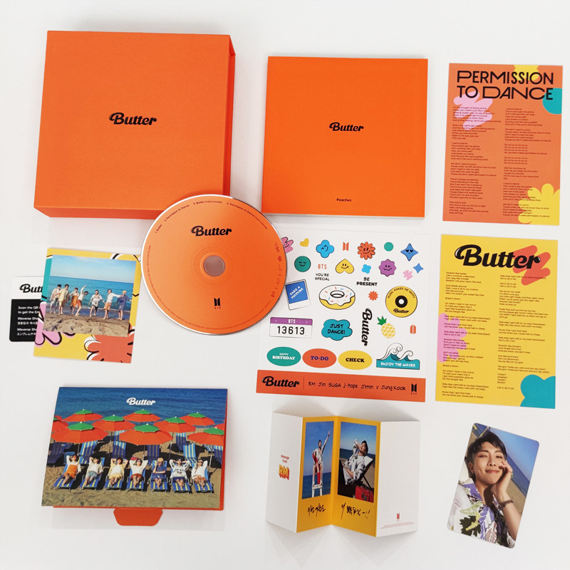 正版bts防弹少年专辑butter回归新专cd小卡音乐cd