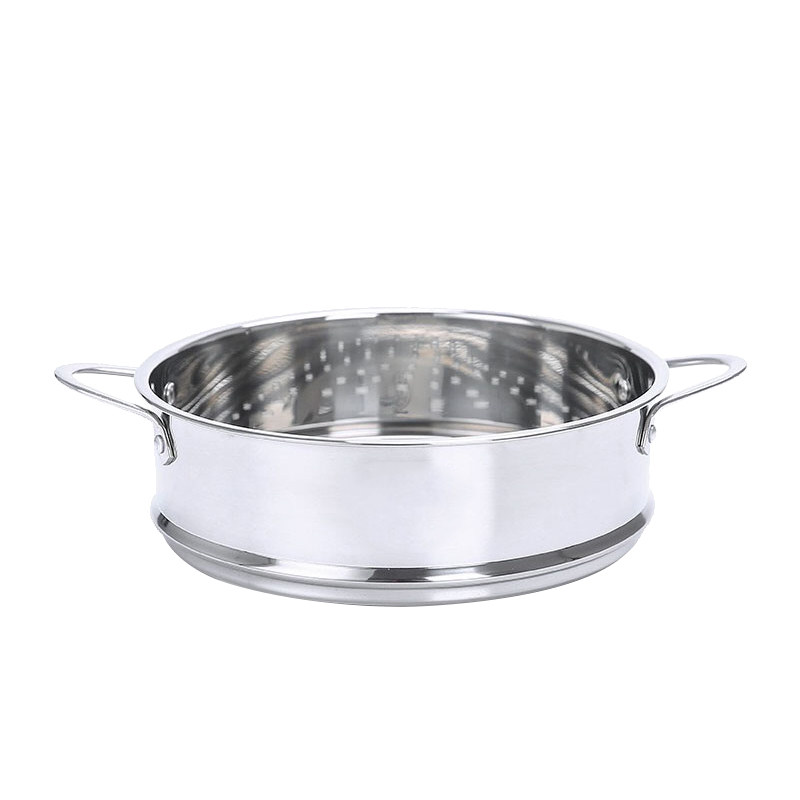 迪迪尼卡网红宝宝辅食锅蒸屉304不锈钢16cm奶锅小蒸笼18cm蒸格