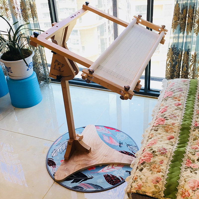 刺绣架子绣架jat立式工具绷架十字绣绣花绣框绣架