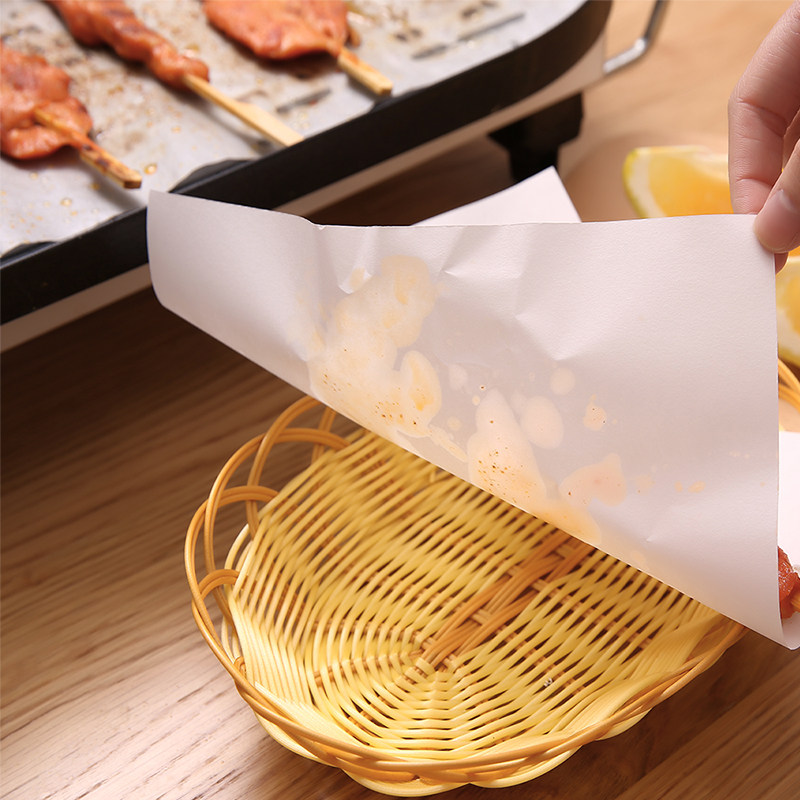 油纸日本油炸食品厨房专用烤箱纸垫烘焙煎炸锡纸