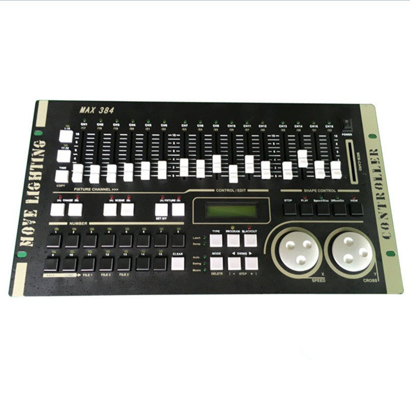 力度max384灯光光控dmx512控台婚庆演出帕灯光束舞台灯光