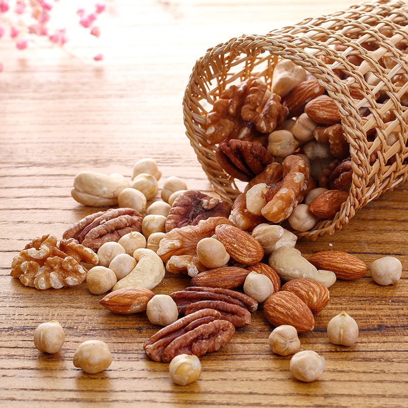 中粮时怡混合坚果高纤什锦果仁每日坚果零食960g/罐