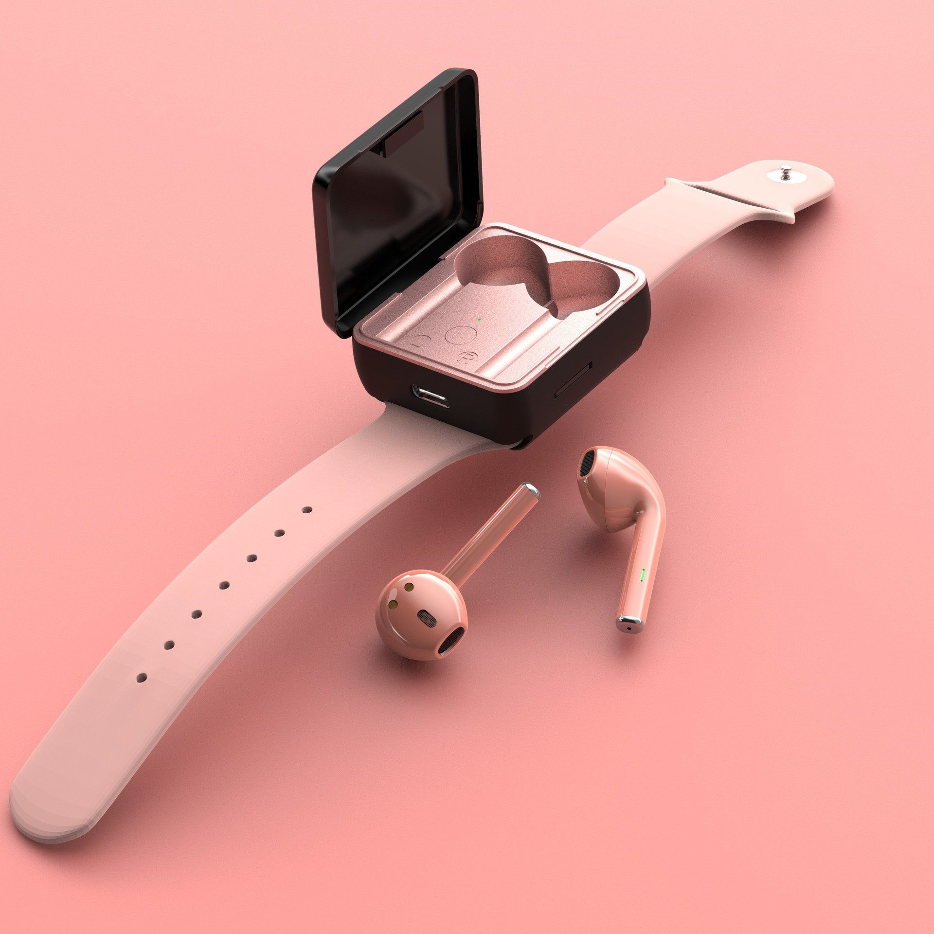 无线新款私模tws手表表式蓝牙耳机tfmp3跑步游戏电竞头戴耳机