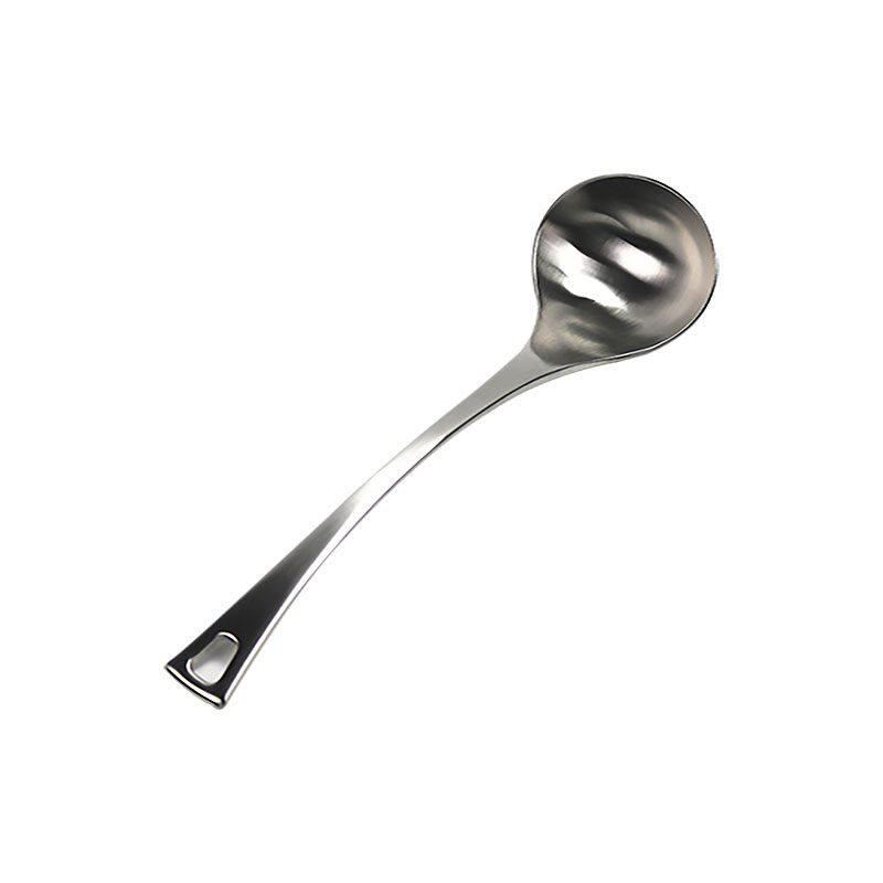 厚重家用不锈钢火锅汤勺漏勺套装厨房长柄盛汤汤勺