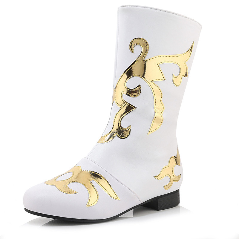 新疆藏族牛皮舞靴民族民族舞舞蹈演出短靴维吾尔族藏族舞鞋