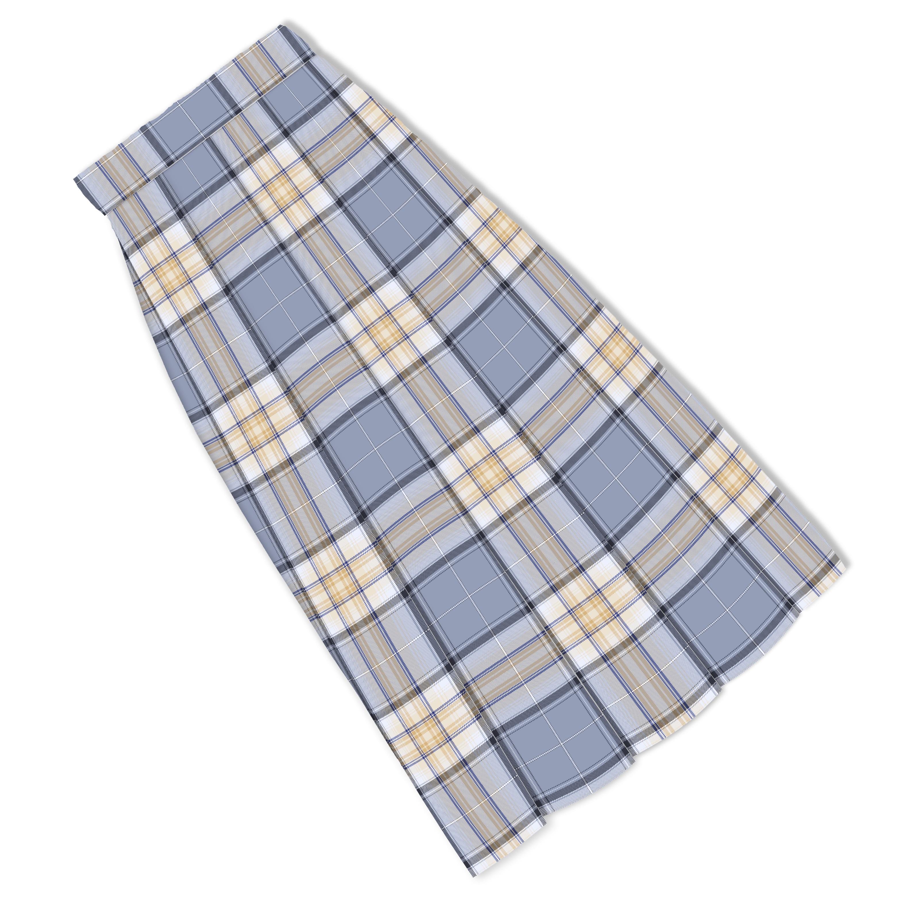 谜屋原创样机雾霾蓝新格子喜欢可先收藏jk半身裙