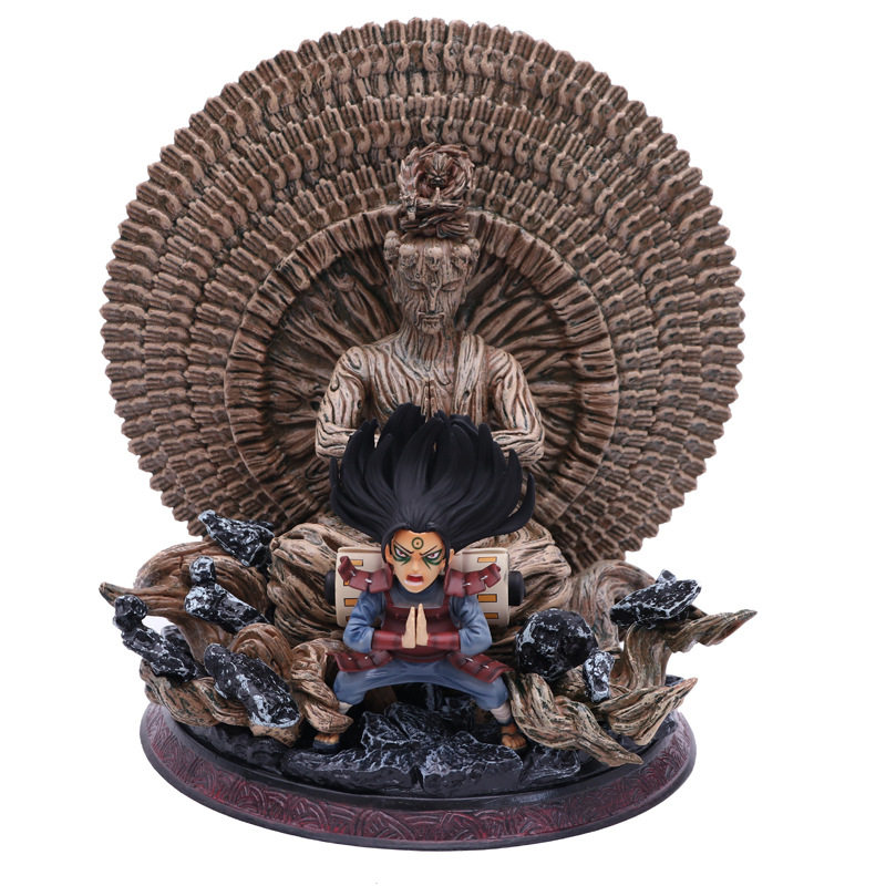 千手火影忍者神通gk柱间初代木遁大佛场景手办手办