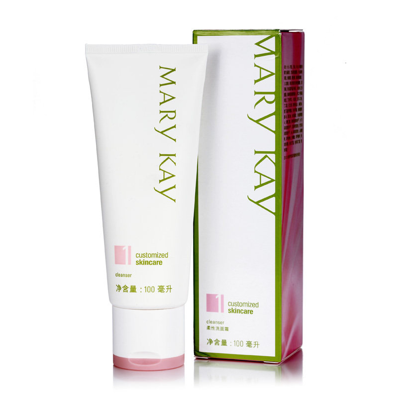 玫琳凯柔性洗面面霜洗面奶温和补水保湿1号洁面乳洁面
