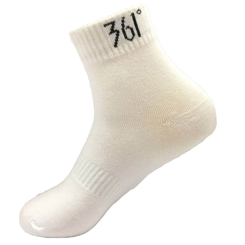 6双中筒男袜361度袜子纯棉吸汗防臭运动袜361男袜子361袜子男包邮