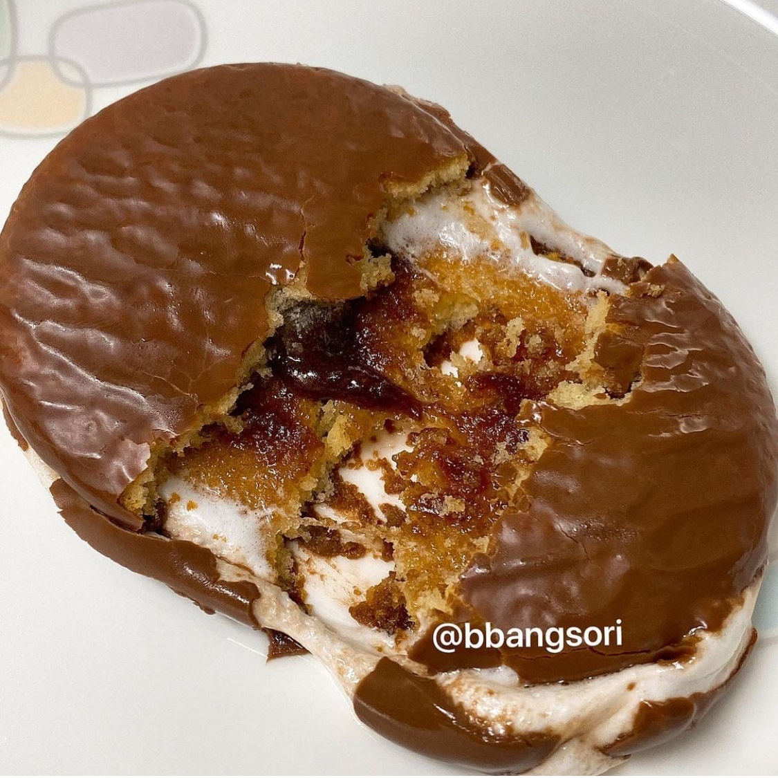 韩国好丽友打糕红豆糯米奶油巧克力夹心蛋糕年糕西式糕点