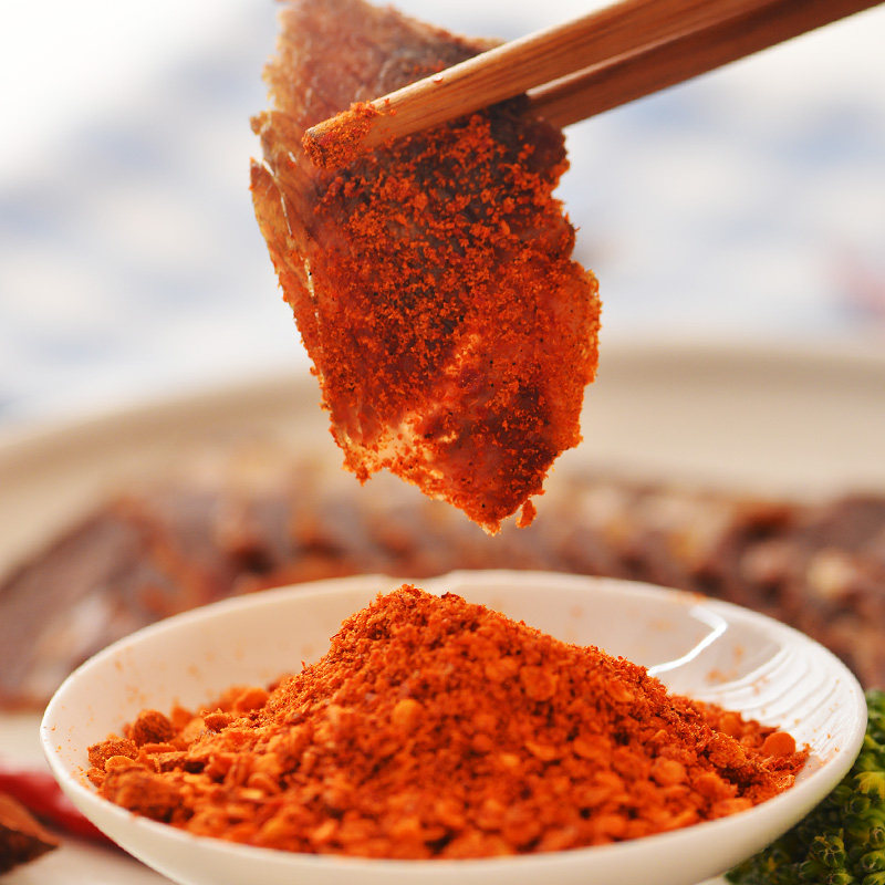 留意家火锅干碟蘸料500g四川五香烧烤辣椒面串串香特产香辣辣椒粉