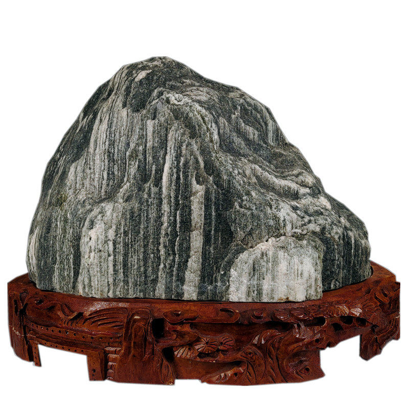 精品天然山石原石镇石敢当补角挡煞靠山风水石头摆件