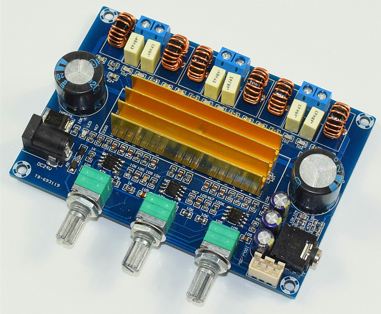 yj-超特特惠版双芯片tpa31162.1hifi数字功放100w 50w功放板