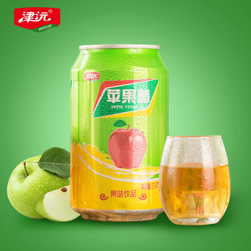 苹果脂肪310ml饮品果汁果味夏季食醋醋制品