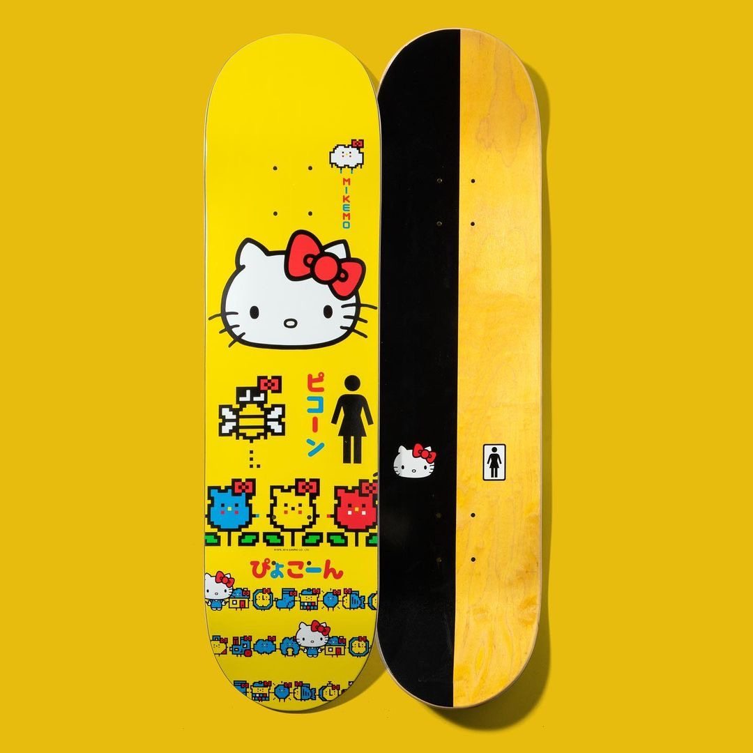 板面girl滑板美国进口新款联名合作专业双翘滑板