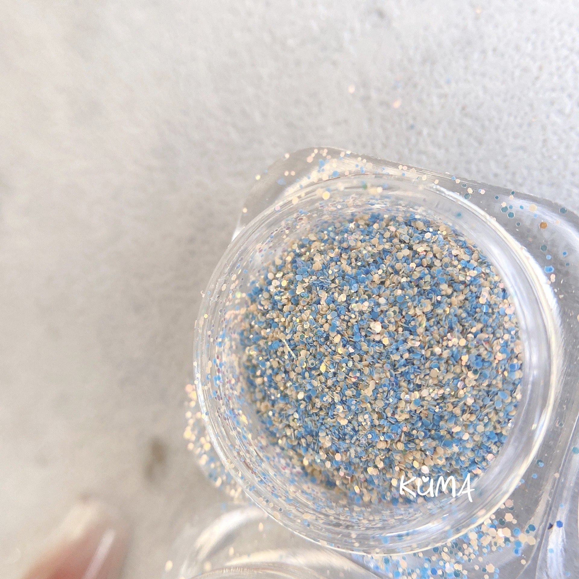 美甲kuma独家雨滴系列云母珍珠贝壳日式闪粉美甲工具