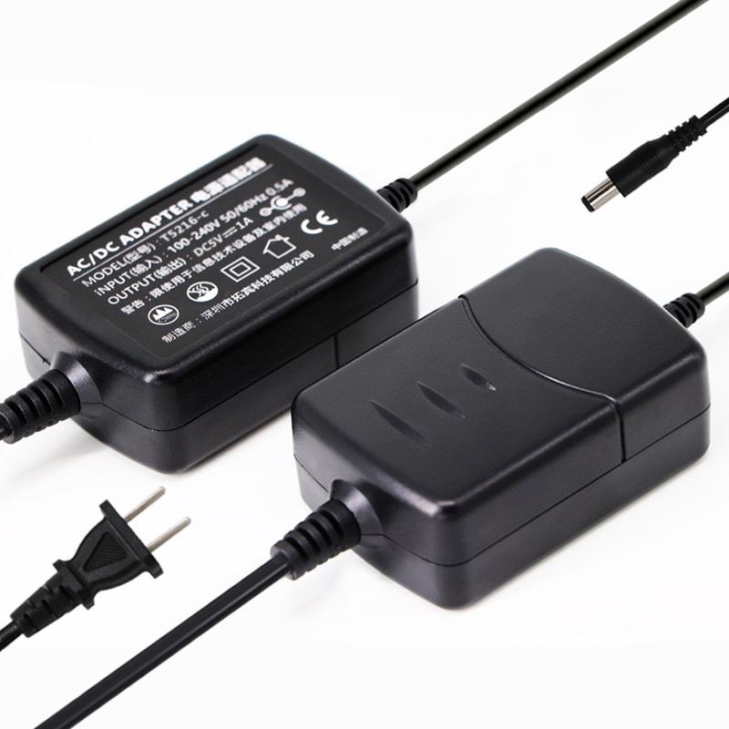 5v1a电源适配器1000ma猫光纤收发路由光端机考勤机顶盒dc5伏电源￥11